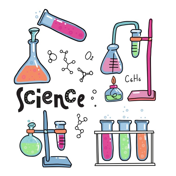 A bunch of different types of science equipment